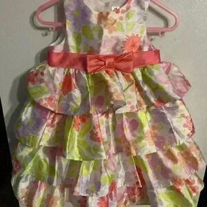 Girls dress size 18 month cute ruffled layered